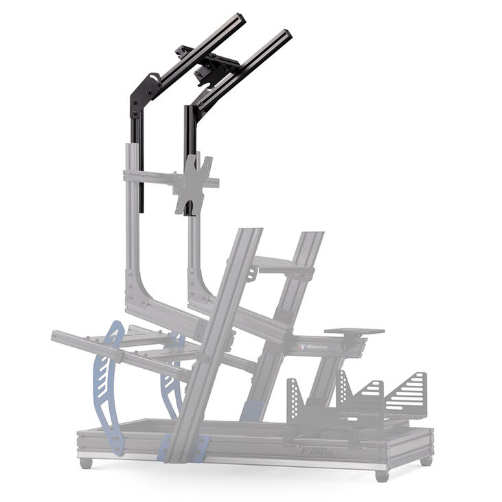 Next Level Racing F-GT Elite Direct Mount Overhead Monitor Add-On - Carbon Grey image number 1
