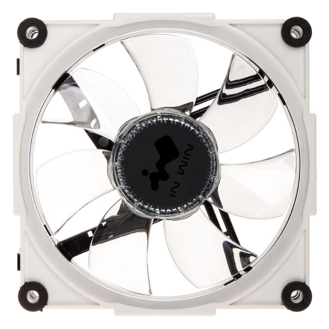 InWin Aurora RGB-LED fan, 120mm, 3-pack - black/white image number 2