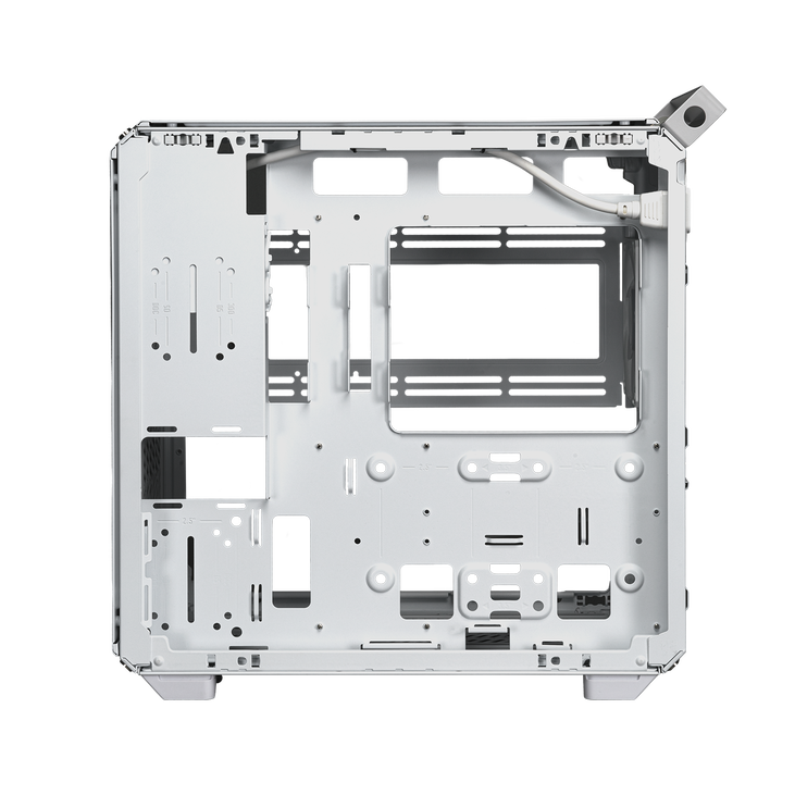 Cooler Master Qube 500 Flatpack PC-Gehäuse, Midi-Tower, ATX, Tempered Glass - weiß image number 5