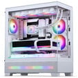 Phanteks XT View Matrix Geh&auml;use-Bundle, Midi-Tower, E-ATX, Tempered Glass + Nxlinq V2 HUB - wei&szlig; image number null