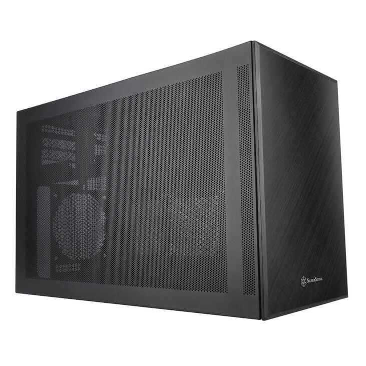 SilverStone SST-SG17B Micro-ATX / Mini ITX Gehäuse - schwarz image number 1