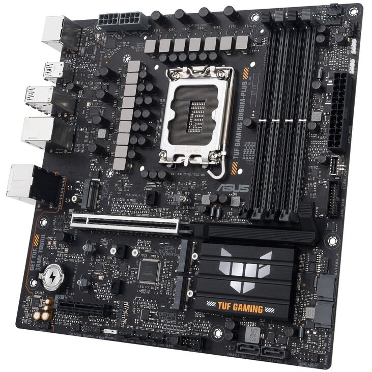 ASUS TUF Gaming B860M-Plus Mainboard, Sockel LGA 1851, Intel B860, Micro-ATX, DDR5 image number 6