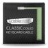 CableMod Classic Coiled Keyboard Cable USB-C zu USB Typ A, Lime Sorbet - 150cm image number null