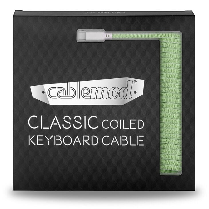 CableMod Classic Coiled Keyboard Cable USB-C zu USB Typ A, Lime Sorbet - 150cm image number 3