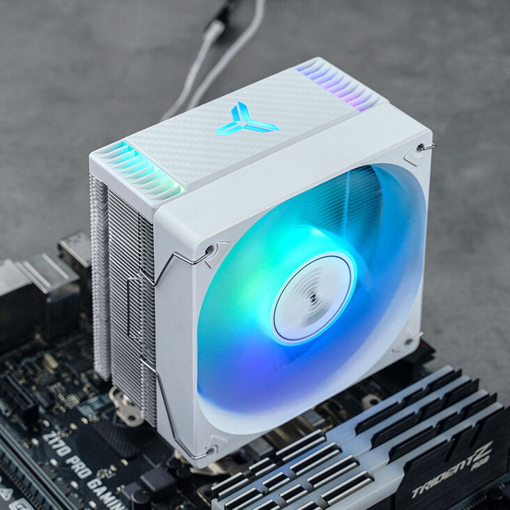 Jonsbo CR-1000 EVO ARGB CPU Cooler, 120mm - white image number 8