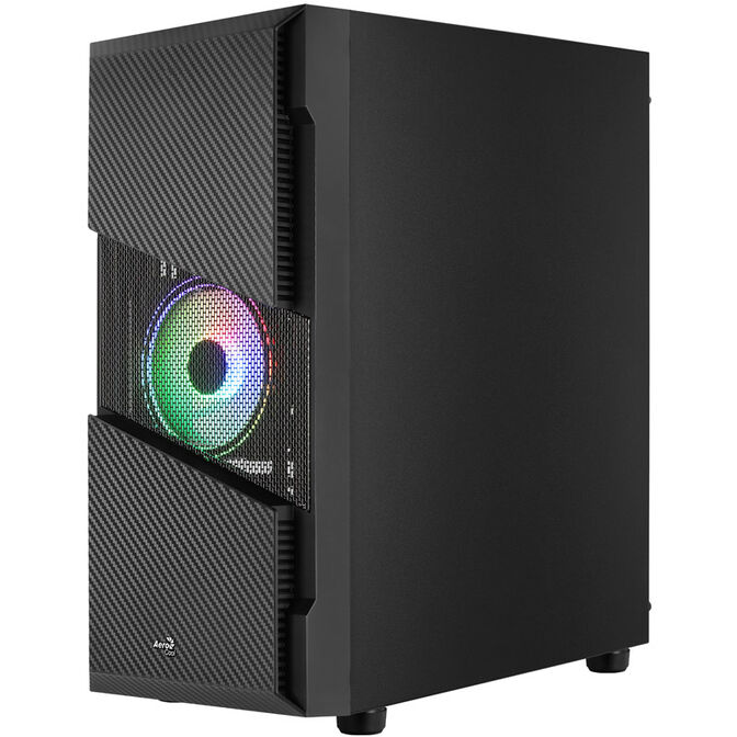 Aerocool Menace Saturn RGB Midi-Tower, Tempered Glass - schwarz image number 7