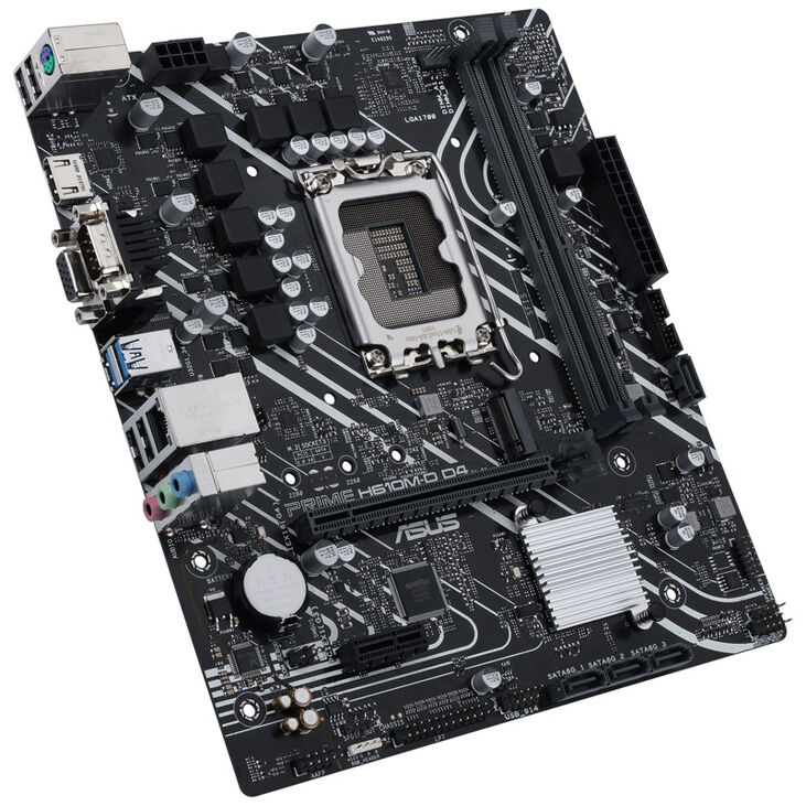 ASUS Prime H610M-D D4, Intel H610 Motherboard - Socket 1700, DDR4 image number 1