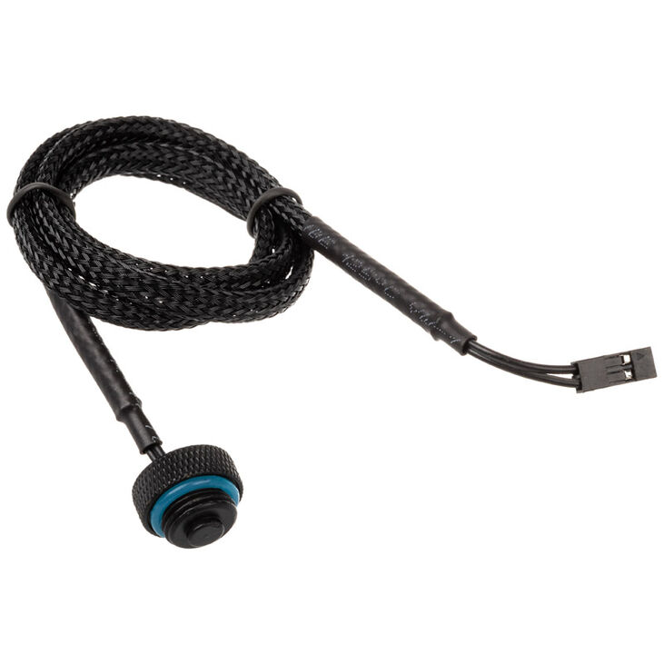 XSPC Verschlussstopfen mit Temperatursensor G1/4 Zoll - schwarz, 50 cm image number 1
