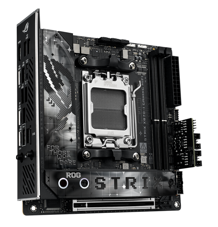 ASUS ROG Strix X870-I Gaming WiFi motherboard, AMD X870, Socket AM5, DDR5 image number 1