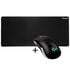 Ducky Feather Gaming Mouse, ARGB - Omron Switches, black/white + Mousepad image number null