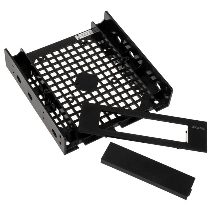 Akasa mounting frame 5.25 inch to 2.5/3.5 inch, SSD/HDD adapter image number 2