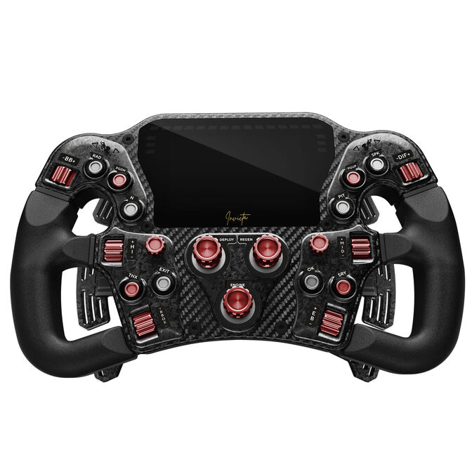 Asetek SimSports Invicta Formula Lenkrad - rot + The Forte Wheelbase (18 Nm) image number 4