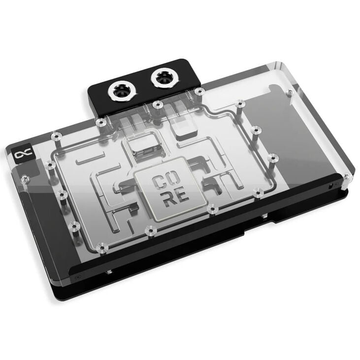 Alphacool Core RX 9070 TUF/Prime GPU Wasserblock, ARGB, mit Backplate - Acryl image number 0