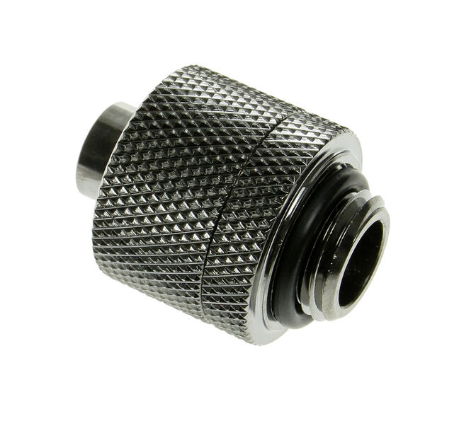 Bitspower Anschluss gerade G1/4 Zoll AG auf 16/10mm - schwarz gl&auml;nzend image number 1