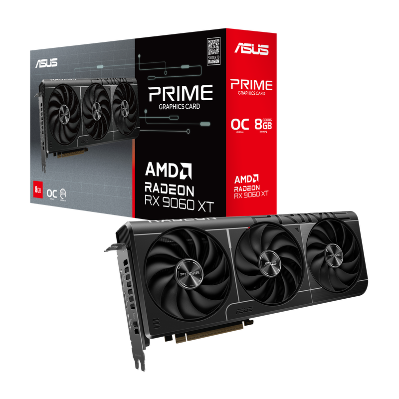 ASUS Prime Radeon RX 9060 XT, 8192 MB GDDR6