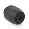Alphacool TPV Metal 12.7/7.6mm Screw-in Fitting G1/4, 6-Pack - Black image number null