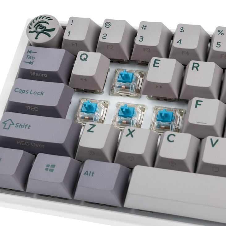 Ducky One 3 Mist Grey SF Gaming Tastatur, RGB LED - MX-Blue (US) image number 4