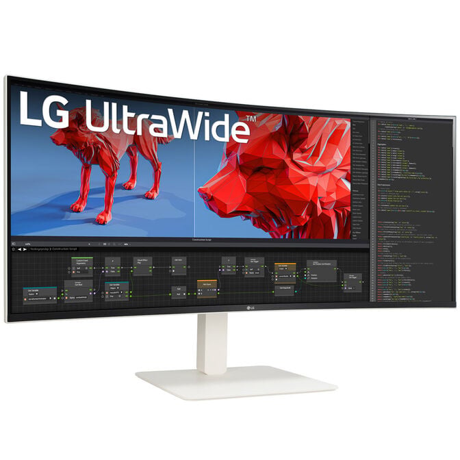 LG UltraWide 38WR85QC-W, 38 inch Curved Gaming Monitor, 144 Hz, IPS, G-SYNC Compatible image number 0