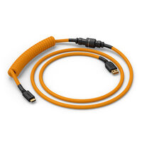 Glorious GMMK Coiled Cable Glorious Gold, Spiralkabel, USB-C/USB-A - gold/schwarz