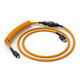 Glorious GMMK Coiled Cable Glorious Gold, Spiralkabel, USB-C/USB-A - gold/schwarz