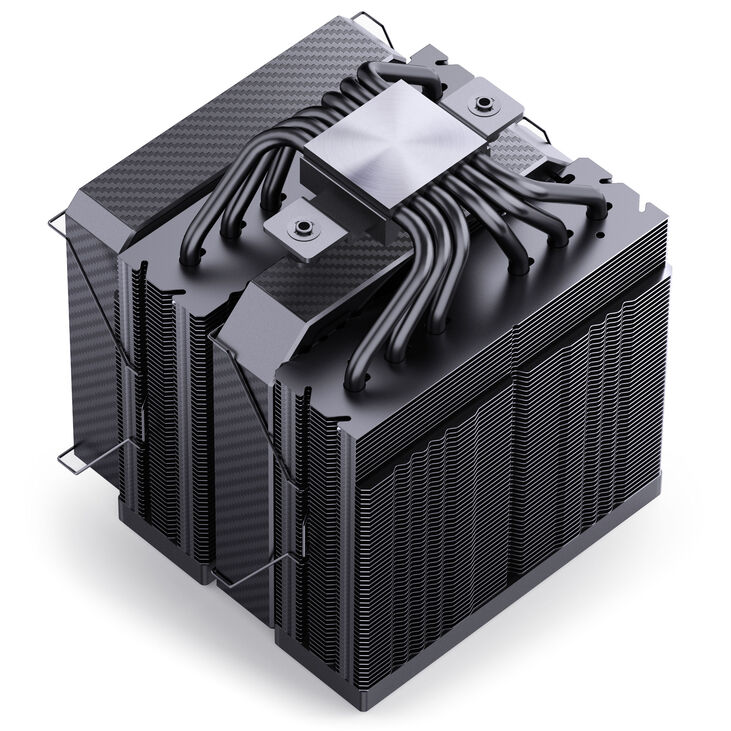 Jonsbo HX6280 CPU cooler, PWM, RGB - 130mm, black image number 5
