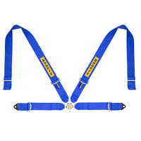 Sabelt Sim Seatbelts, 4-Punkt-Gurt, verstellbar, kompatibel mit P-, S- und X-Serie - blau