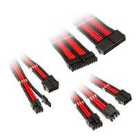 Kolink Core Adept Braided Cable Extension Kit - schwarz/rot