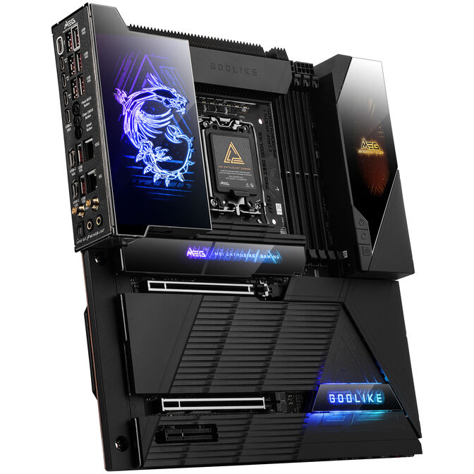 MSI MEG Z890 Godlike Mainboard, Sockel LGA 1851, Intel Z890, E-ATX, DDR5 image number 0