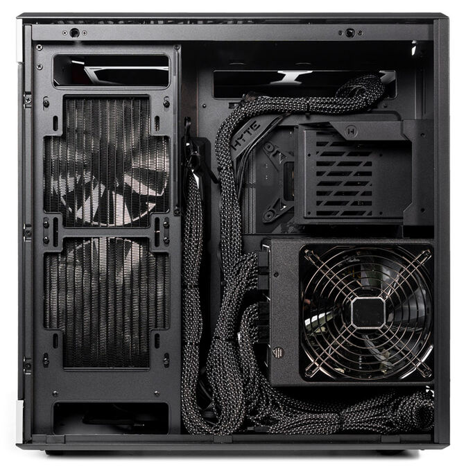 Hyte Y60 PC Case, Mid Tower, Tempered Glass - Black/White image number 6