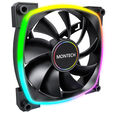 Montech AX140 PWM ARGB L&uuml;fter - 140mm, schwarz image number null