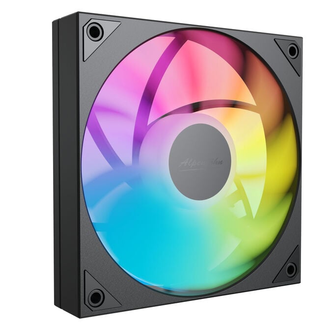 Alpenf&ouml;hn Matterhorn 2 Aurora Max CPU-K&uuml;hler, 250 W TDP, Dual-Tower, 2x 120-mm-PWM, ARGB - schwarz image number 4