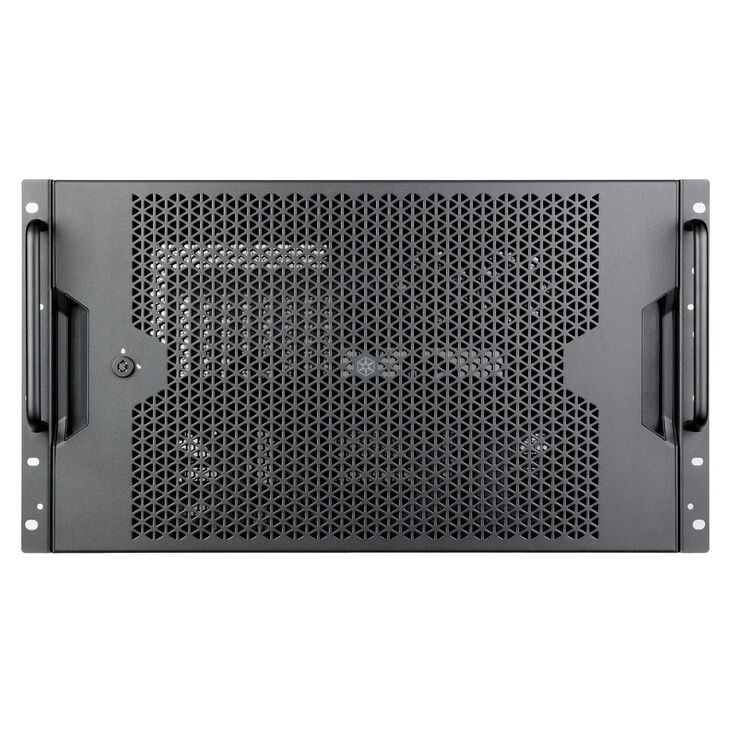 SilverStone RM600 Rackmount Case, E-ATX / SSI-EEB, 6U Form Factor - dark grey image number 3