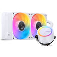 Jonsbo TG-240 AiO Wasserk&uuml;hlung, ARGB - 240mm, wei&szlig; image number null