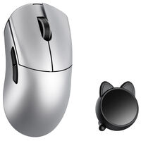 WLMOUSE HUAN Gaming Maus, Omron Optical Switches - silber