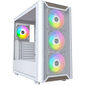 Montech XR Wood PC Case, Mid Tower, ATX, ARGB, Tempered Glass - White