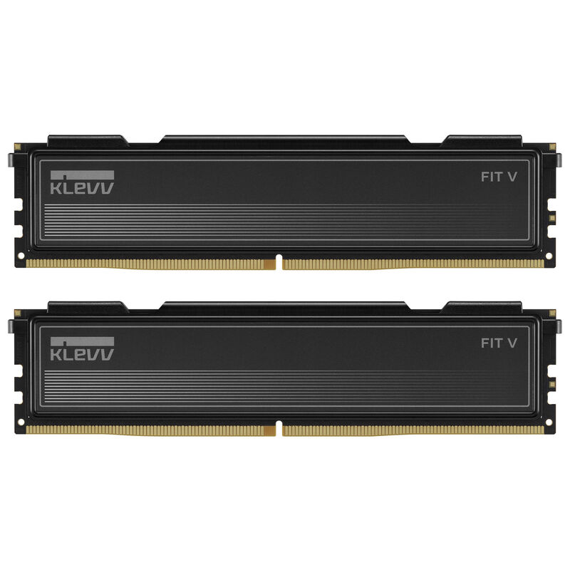 KLEVV FIT V DDR5-6400 RAM, CL30, XMP & EXPO - 32 GB Dual-Kit, schwarz