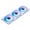 PHANTEKS M25 Gen2 PWM D-RGB Fan, 3-Pack - Reverse Blade, 120mm, White