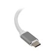 SilverStone SST-EP08C - USB 3.1 Typ-C Adapter auf HDMI/USB Type C/USB Type A - silber image number null
