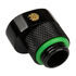 Bitspower X-Cross Adapter G1/4 inch male to G1/4 inch female - 5mm offset, black matte image number null