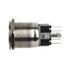DimasTech Vandalism Button 22mm - Silverline - yellow image number null