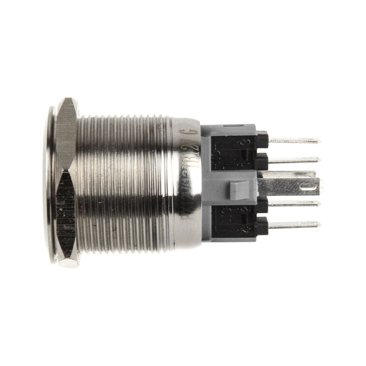 DimasTech Vandalism Button 22mm - Silverline - yellow image number 2