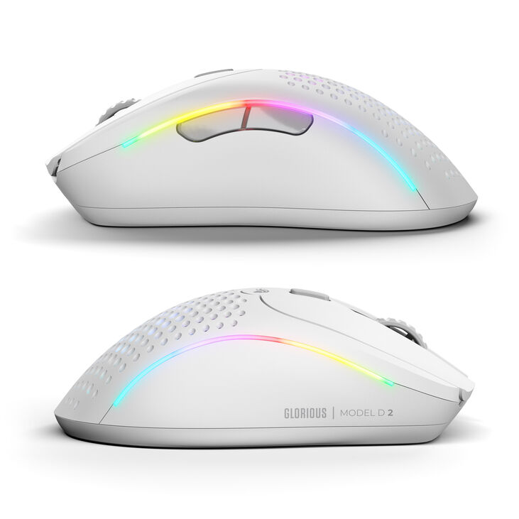 Glorious Model D 2 Wireless Gaming-Maus - weiß image number 2