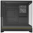 Montech HS02 PC Case, Midi Tower, ATX, Tempered Glass, ARGB - Black image number null