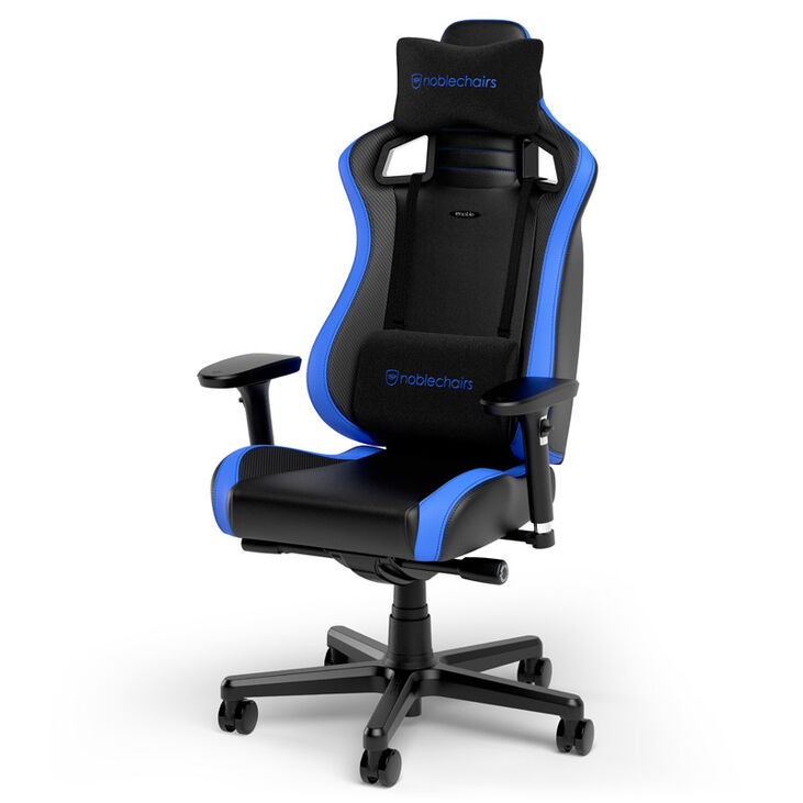 noblechairs EPIC Compact Gaming Stuhl  - schwarz/carbon/blau image number 2