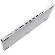 AXAGON HMC-KB keyboard USB-C 5Gbps with HUB, microSD/SD, 3x USB-A, HDMI 4K/60Hz, PD 100W, Audio, US layout image number null