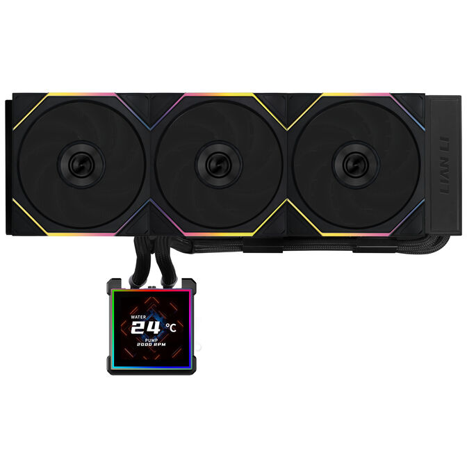Lian Li HydroShift II LCD-S 360TL AiO Water Cooling, RGB, LCD Display - 360mm, black image number 3