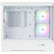 Zalman P30 V2 PC-Geh&auml;use, Mini-Tower, mATX, RGB, Tempered Glass - wei&szlig; image number null