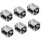 Alphacool Eiszapfen 16/10 mm screw-in fitting G1/4, 6-Pack - chrome
