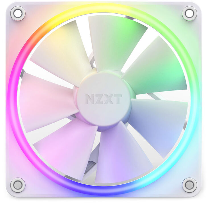 NZXT F120 PWM fan, white image number 1