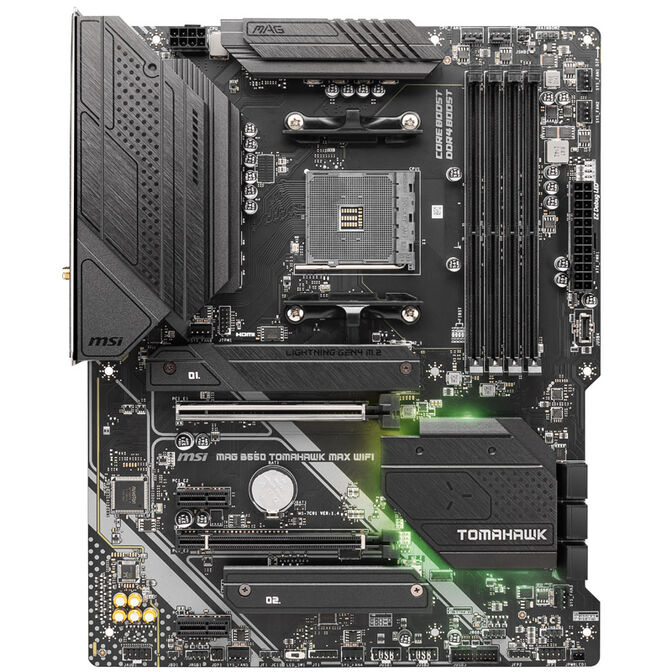MSI MAG B550 Tomahawk Max WiFi, Sockel AM4, AMD B550, ATX - DDR4 image number 2
